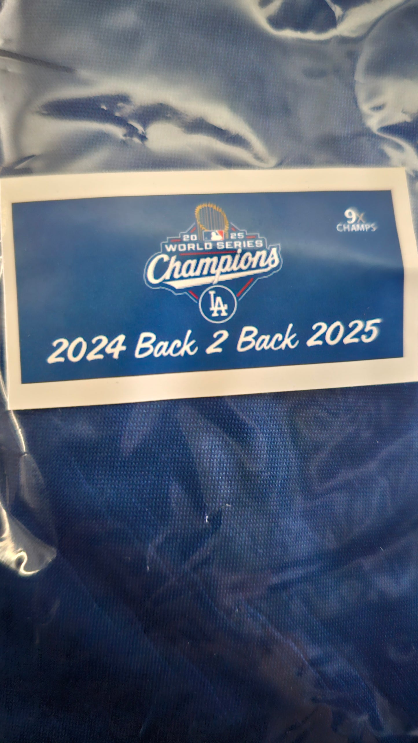 2025 DODGERS World Series Champions TAILGATE COVER