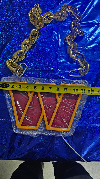 WASHINGTON W led chain sign 12v dual power with remote and dimmer