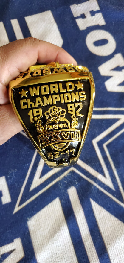 Dallas Super Bowl 71,77,92,93,95 champions Jumbo rings
