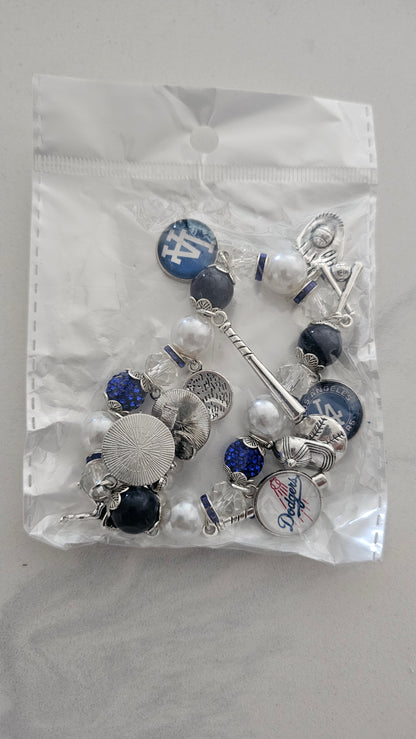 Dodgers charm bracelet