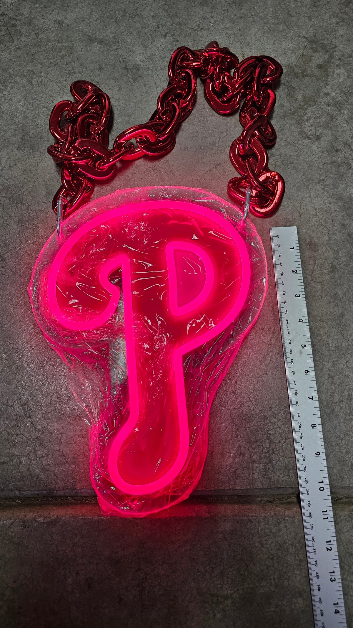 Philadelphia phillies fan chains necklace