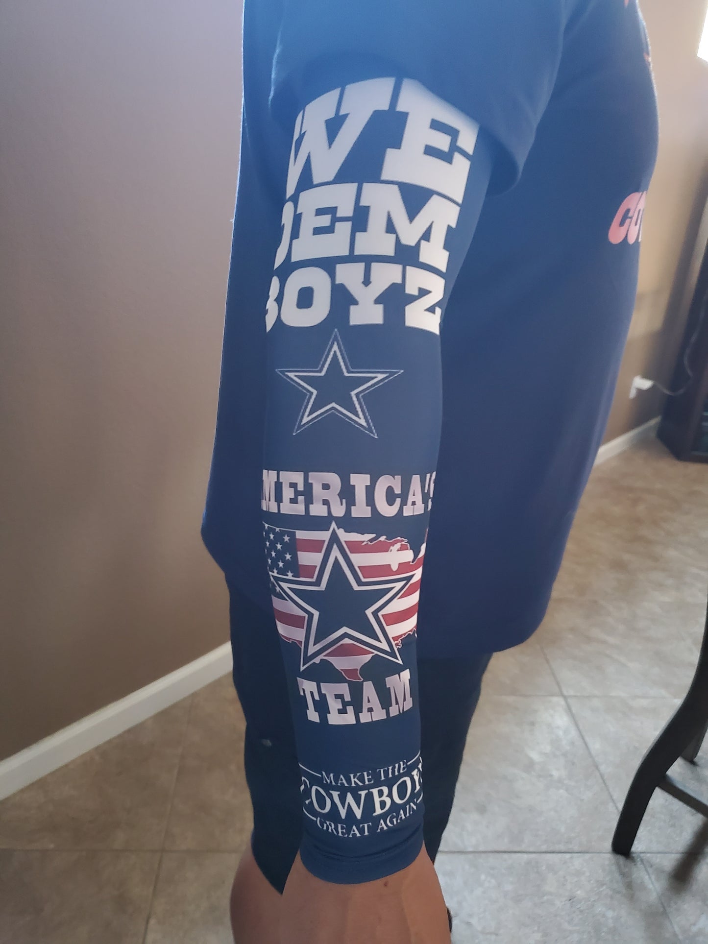 Cowboys compression Sleeves sold as pairs weather defense