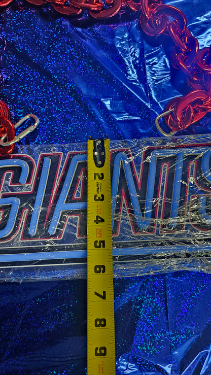 NY GIANTS led logo necklace chain 12v