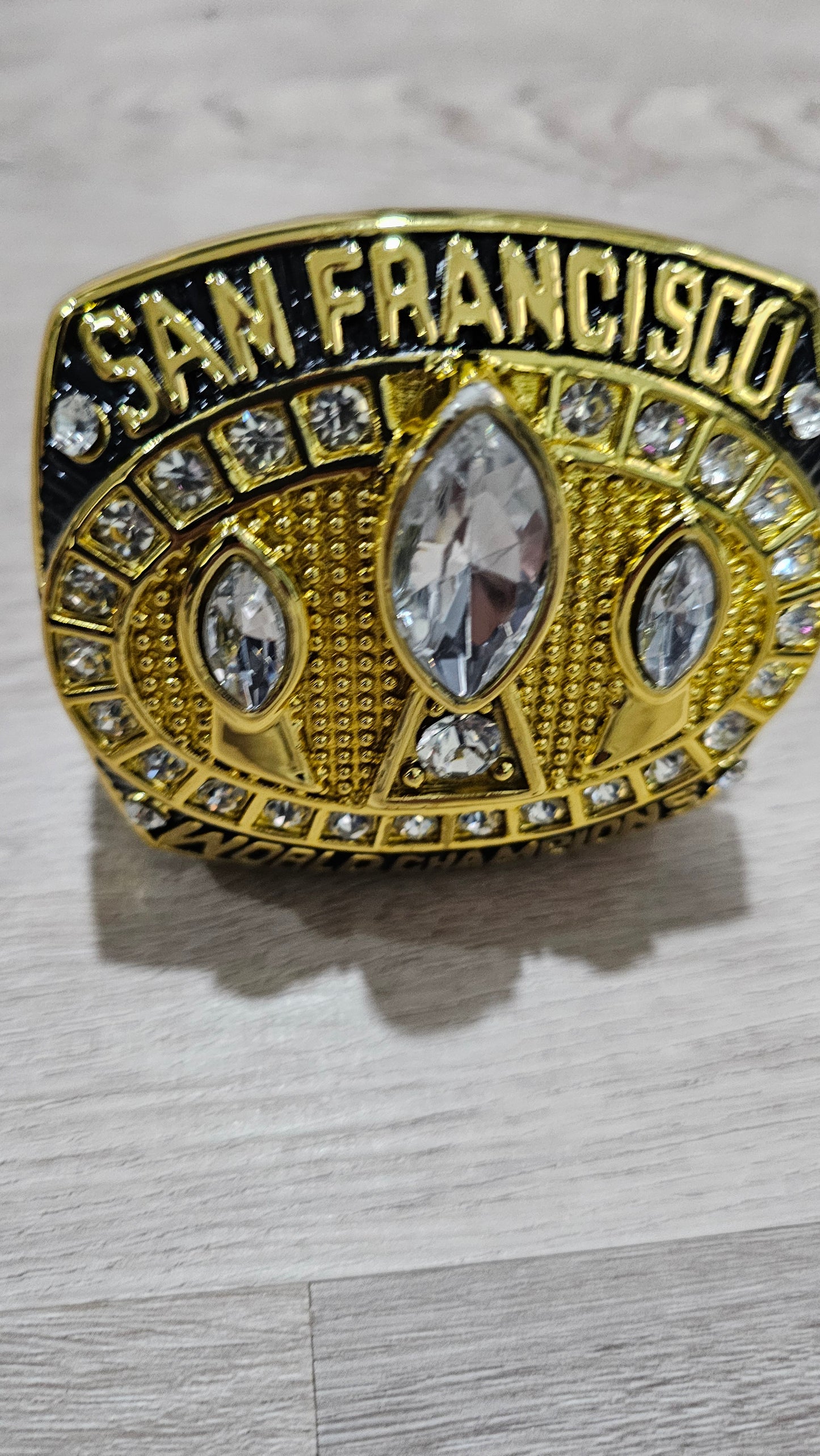 San Francisco Super Bowl 81,84,88,89,94 champions Jumbo rings