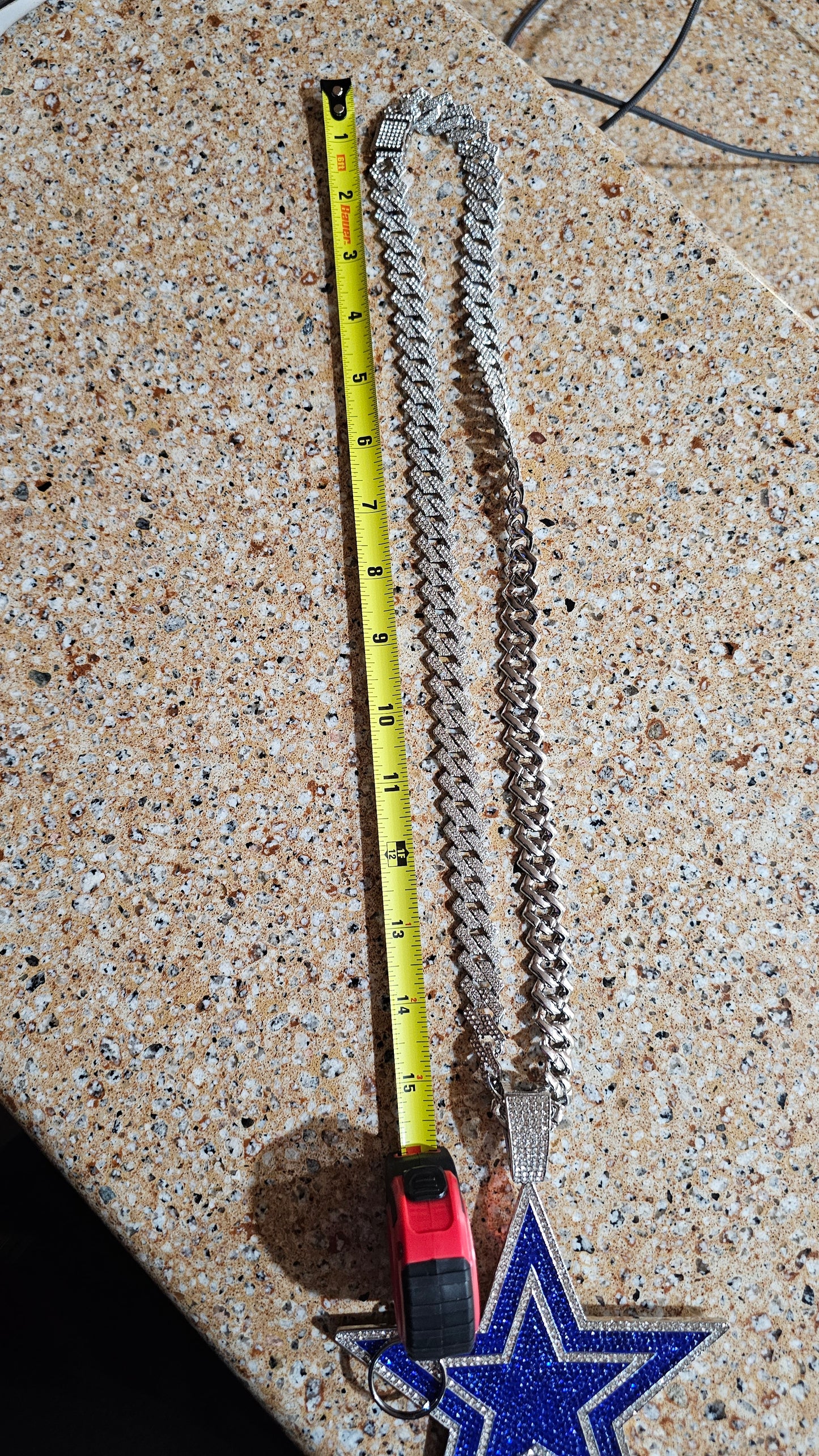 Dallas Star bling pendant  necklace