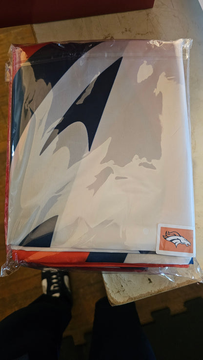 Broncos  flag 8 X 12