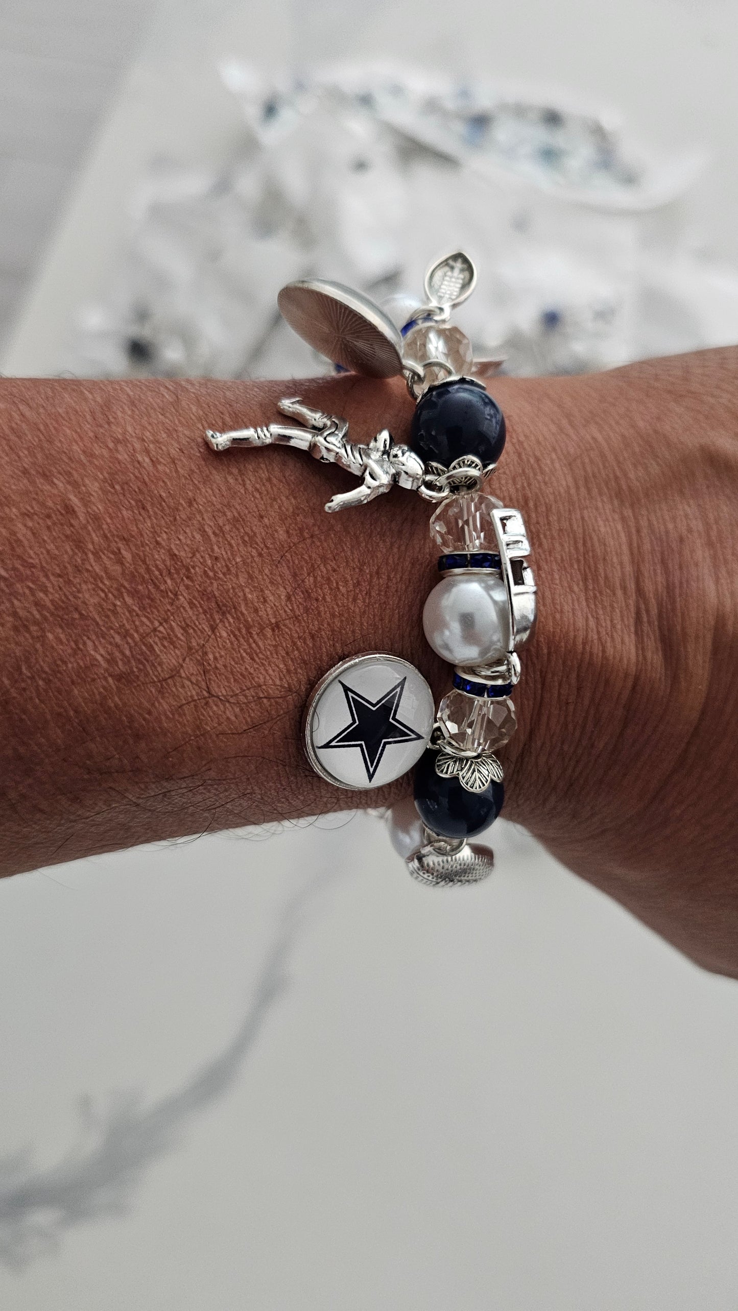 Cowboys charm bracelet
