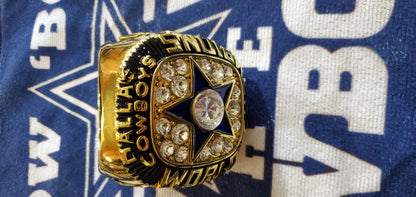 Dallas Super Bowl 71,77,92,93,95 champions Jumbo rings