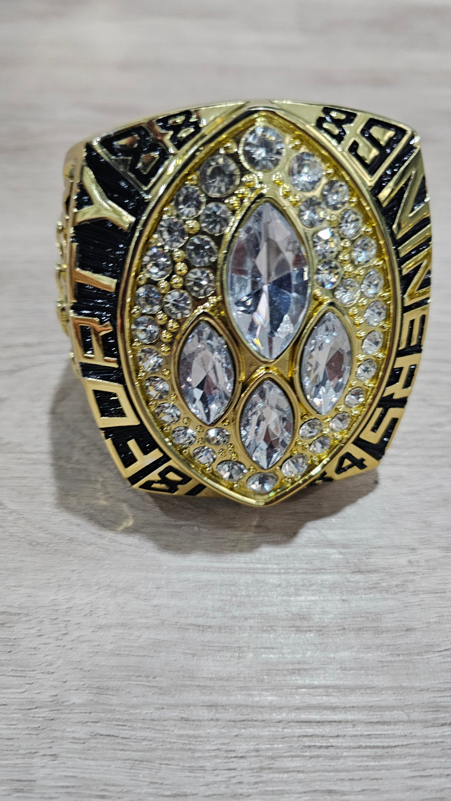 San Francisco Super Bowl 81,84,88,89,94 champions Jumbo rings