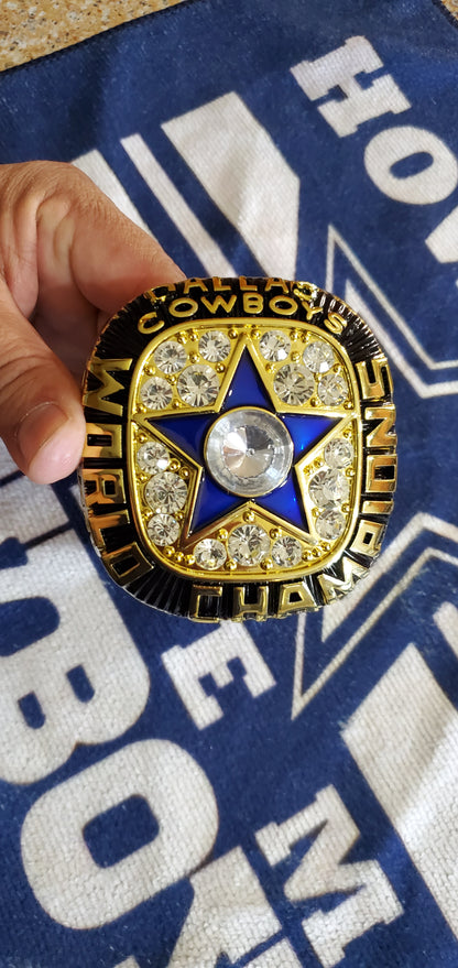 Dallas Super Bowl 71,77,92,93,95 champions Jumbo rings