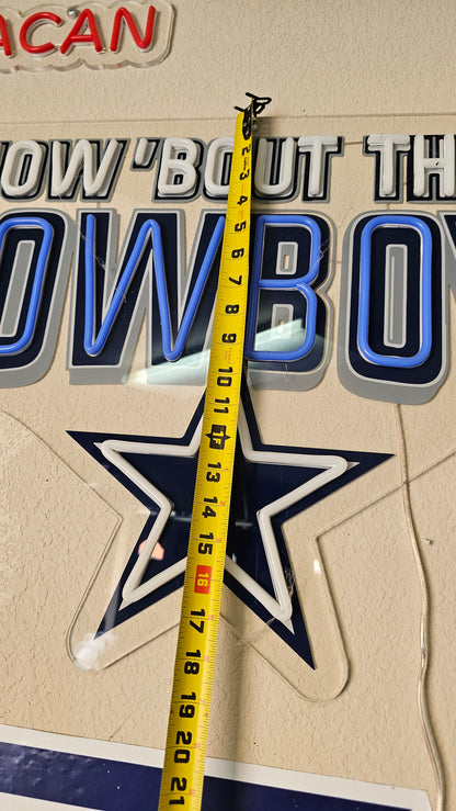 How'bout them Cowboys LED wall big Sign