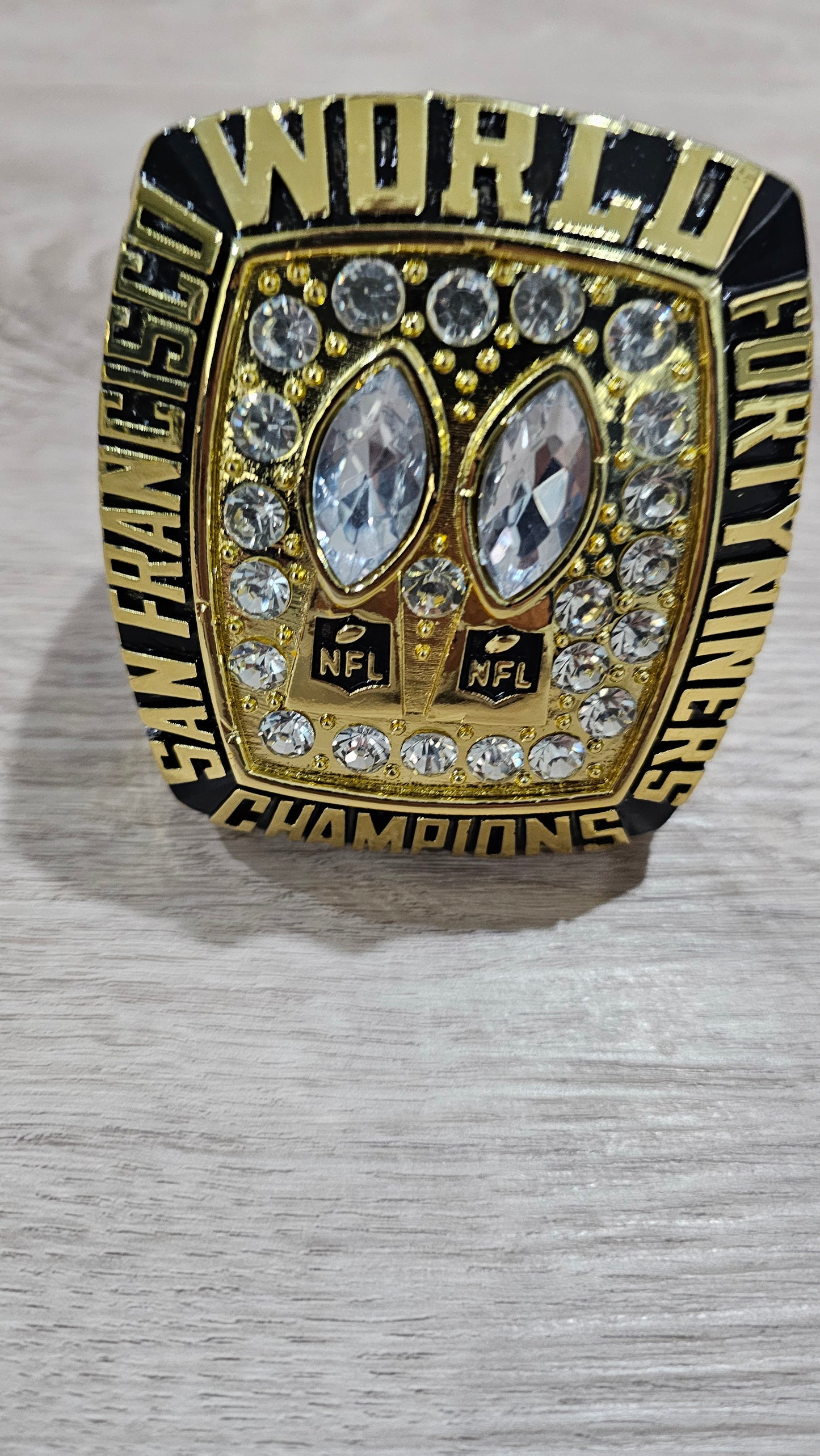 San Francisco Super Bowl 81,84,88,89,94 champions Jumbo rings