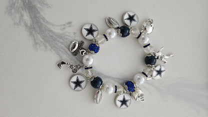 Cowboys charm bracelet