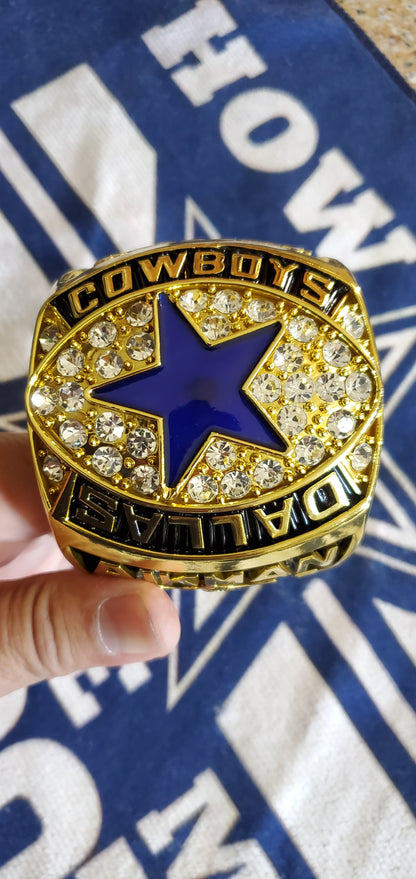 Dallas Super Bowl 71,77,92,93,95 champions Jumbo rings