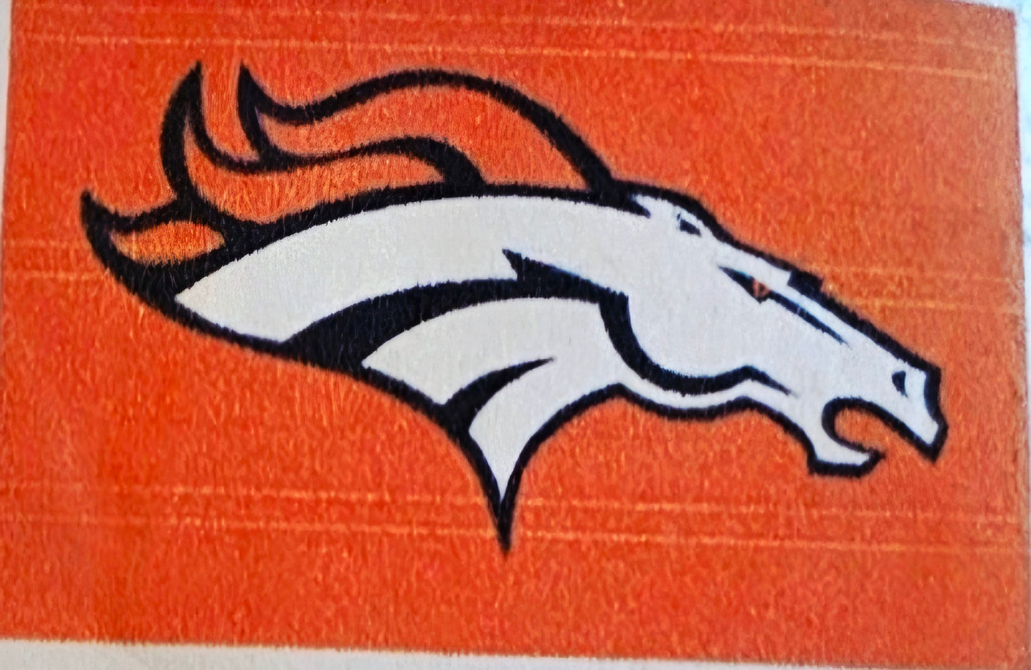 Broncos  flag 8 X 12