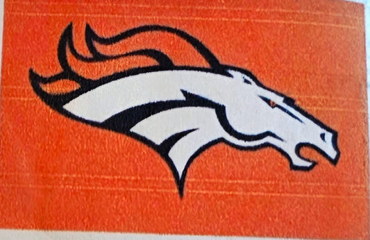 Broncos  flag 8 X 12