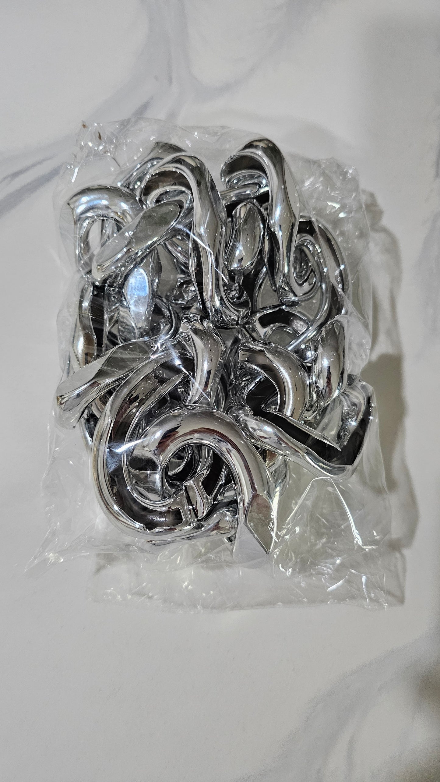 Jumbo plastic necklace G style Cuban