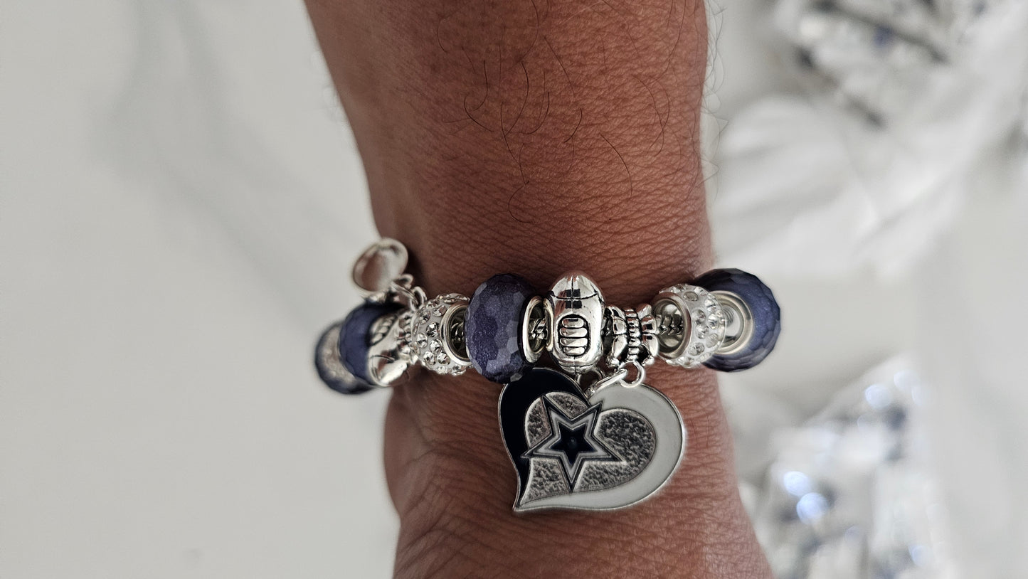 Cowboys charm bracelet