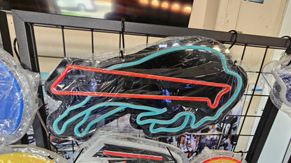 BILLS Blackout led chain sign 12v dual power with remote and dimmer