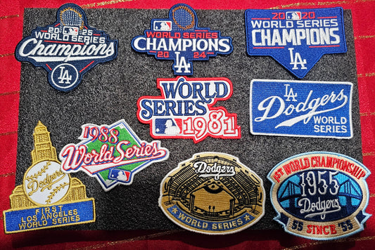 LOS ANGELES embroidered Iron On World Champion Patches