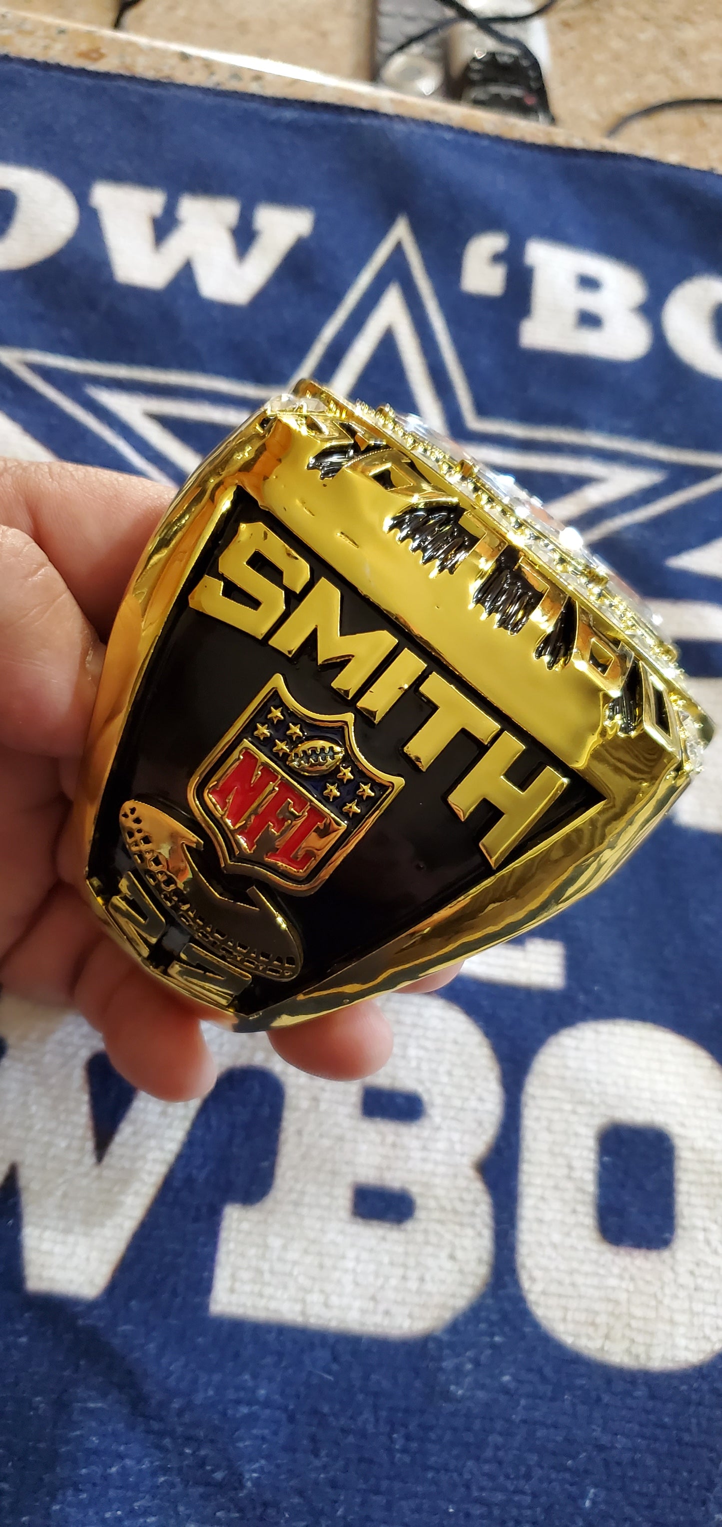 Dallas Super Bowl 71,77,92,93,95 champions Jumbo rings