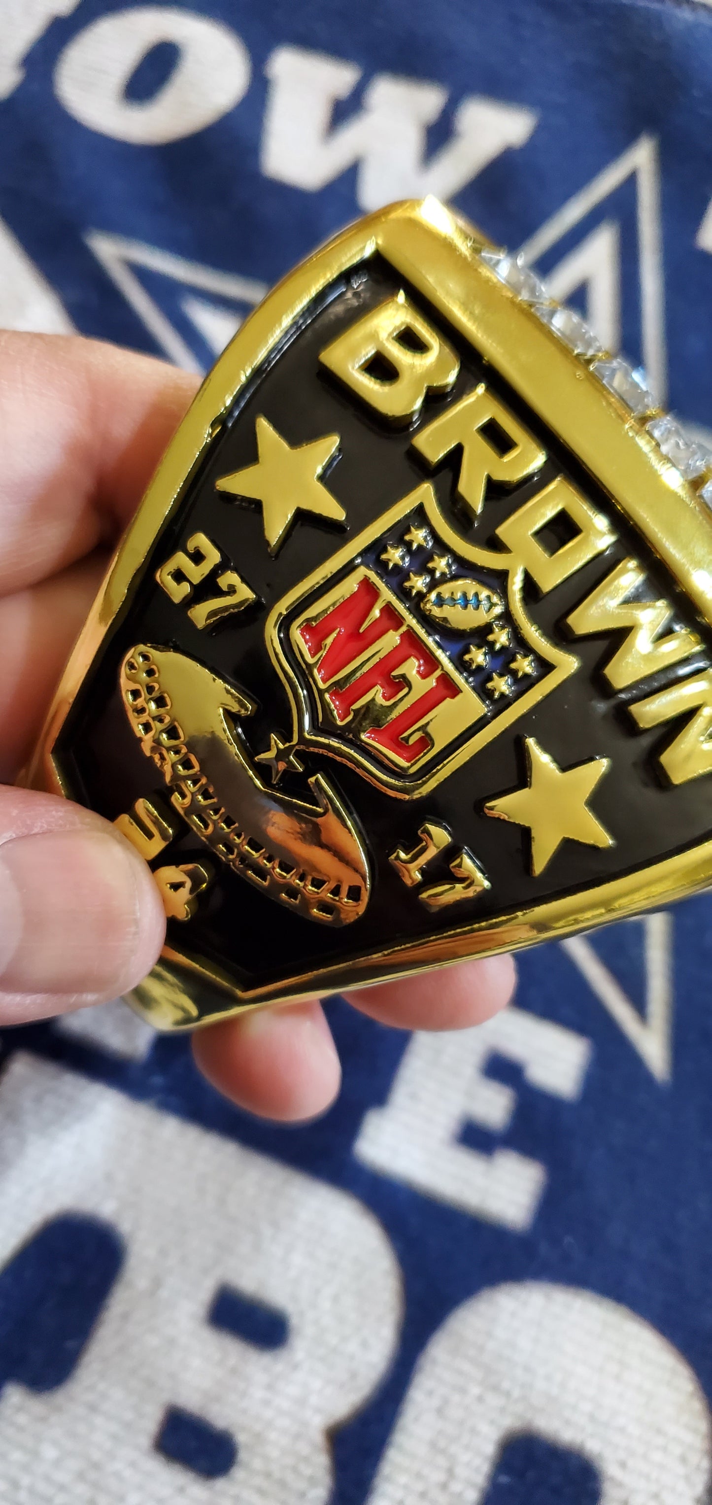 Dallas Super Bowl 71,77,92,93,95 champions Jumbo rings