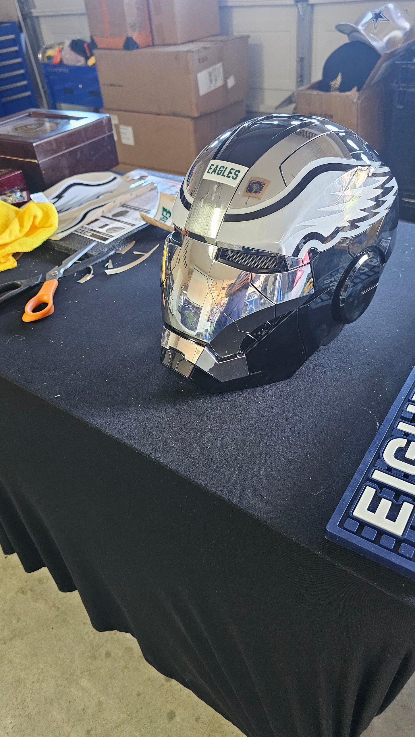 Ironman football helmet