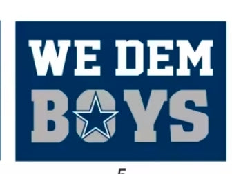 We Dem boys flag 8ft × 12ft biggest flag