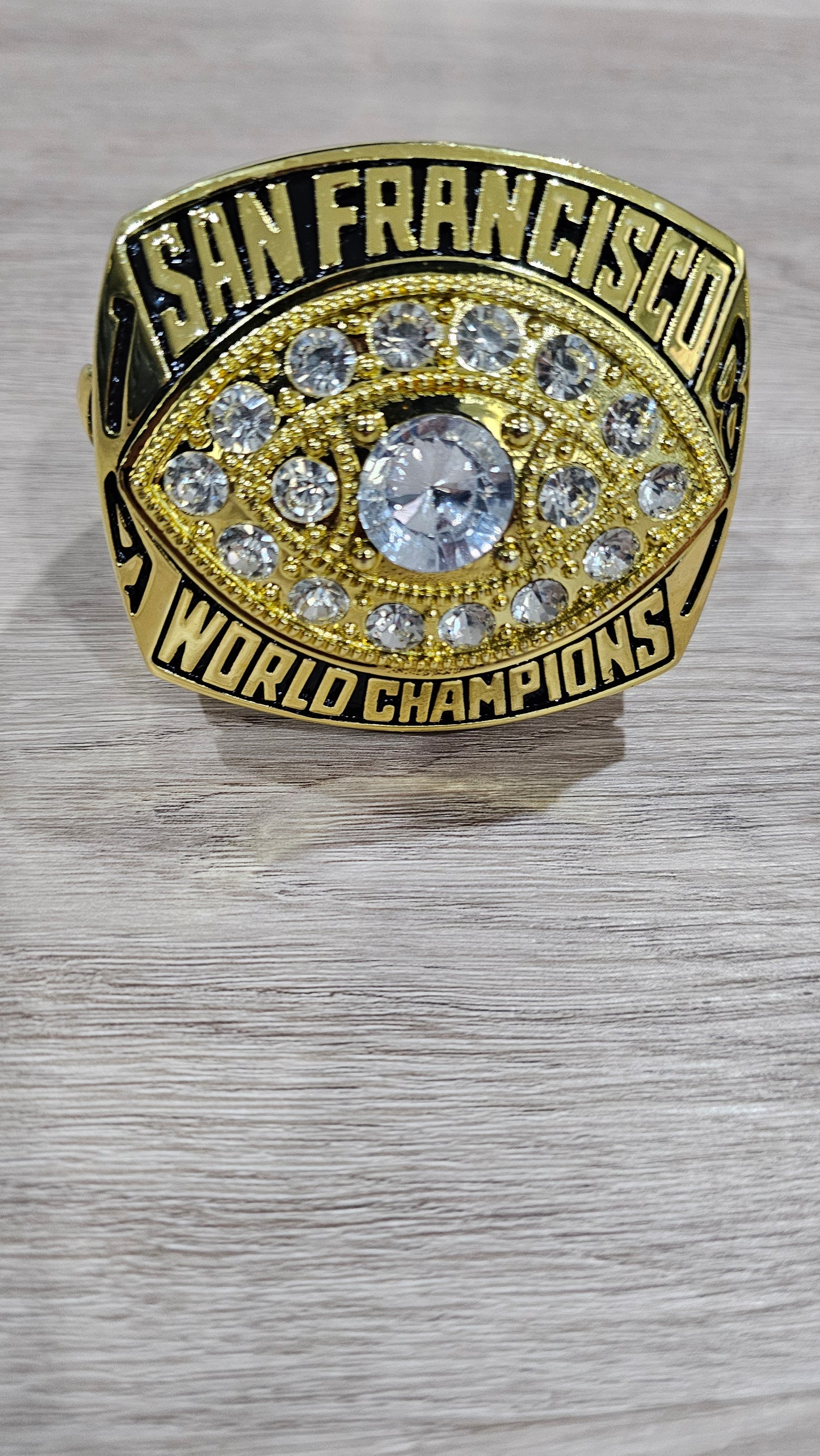San Francisco Super Bowl 81,84,88,89,94 champions Jumbo rings