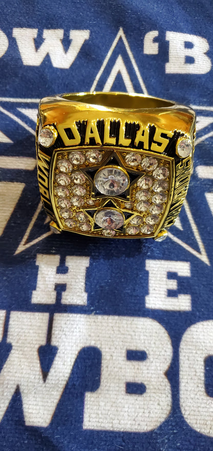 Dallas Super Bowl 71,77,92,93,95 champions Jumbo rings