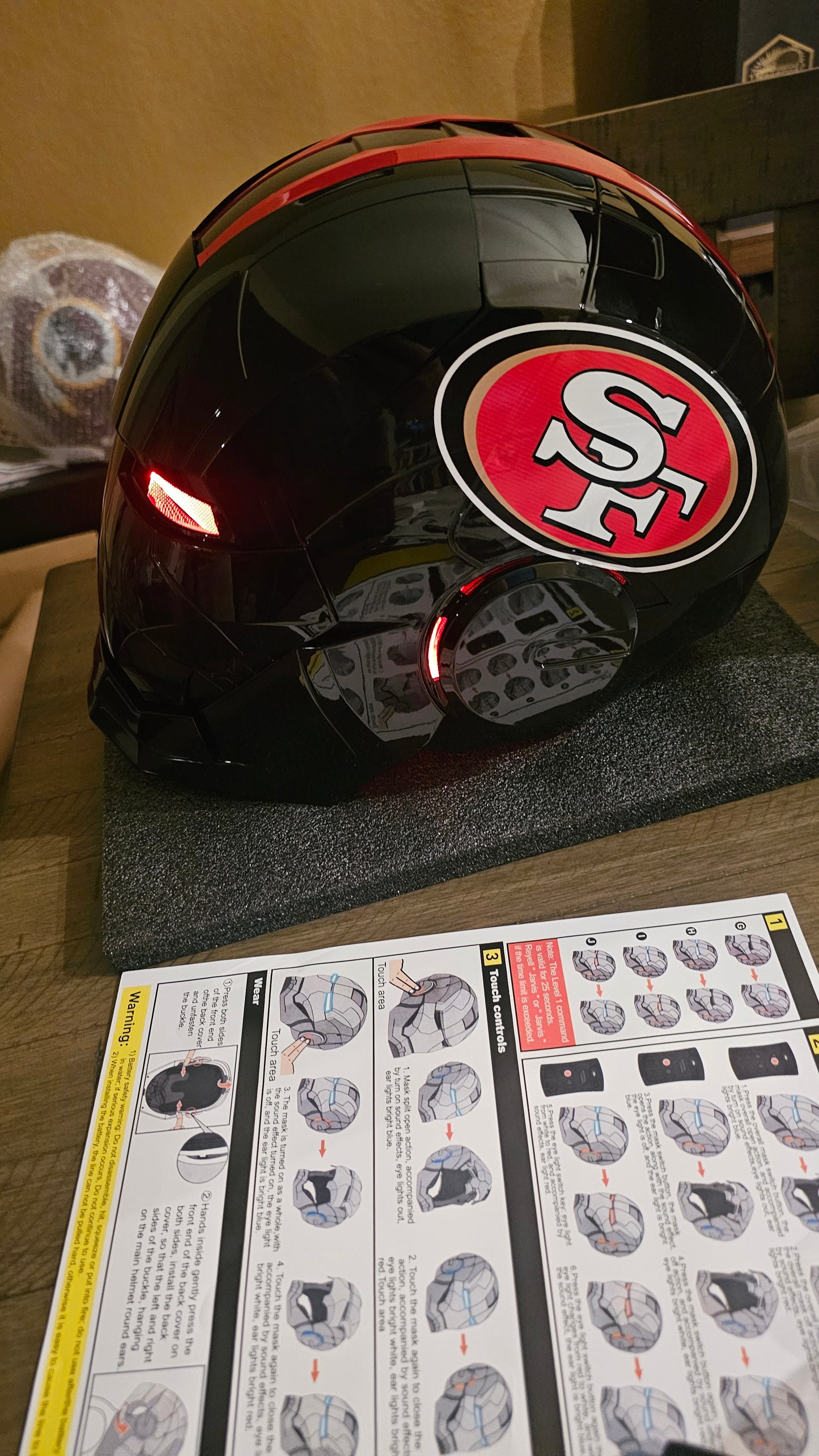 Ironman football helmet