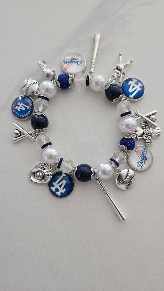 Dodgers charm bracelet