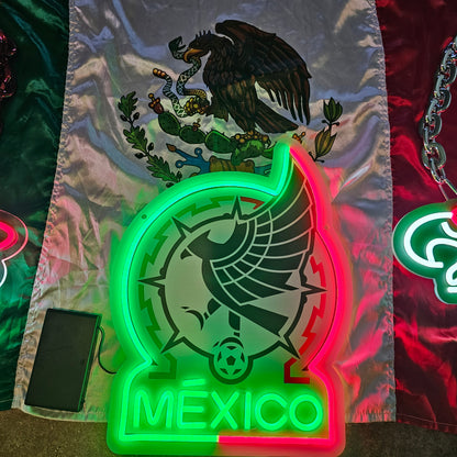 Mexico National team Led Logo wall and chain