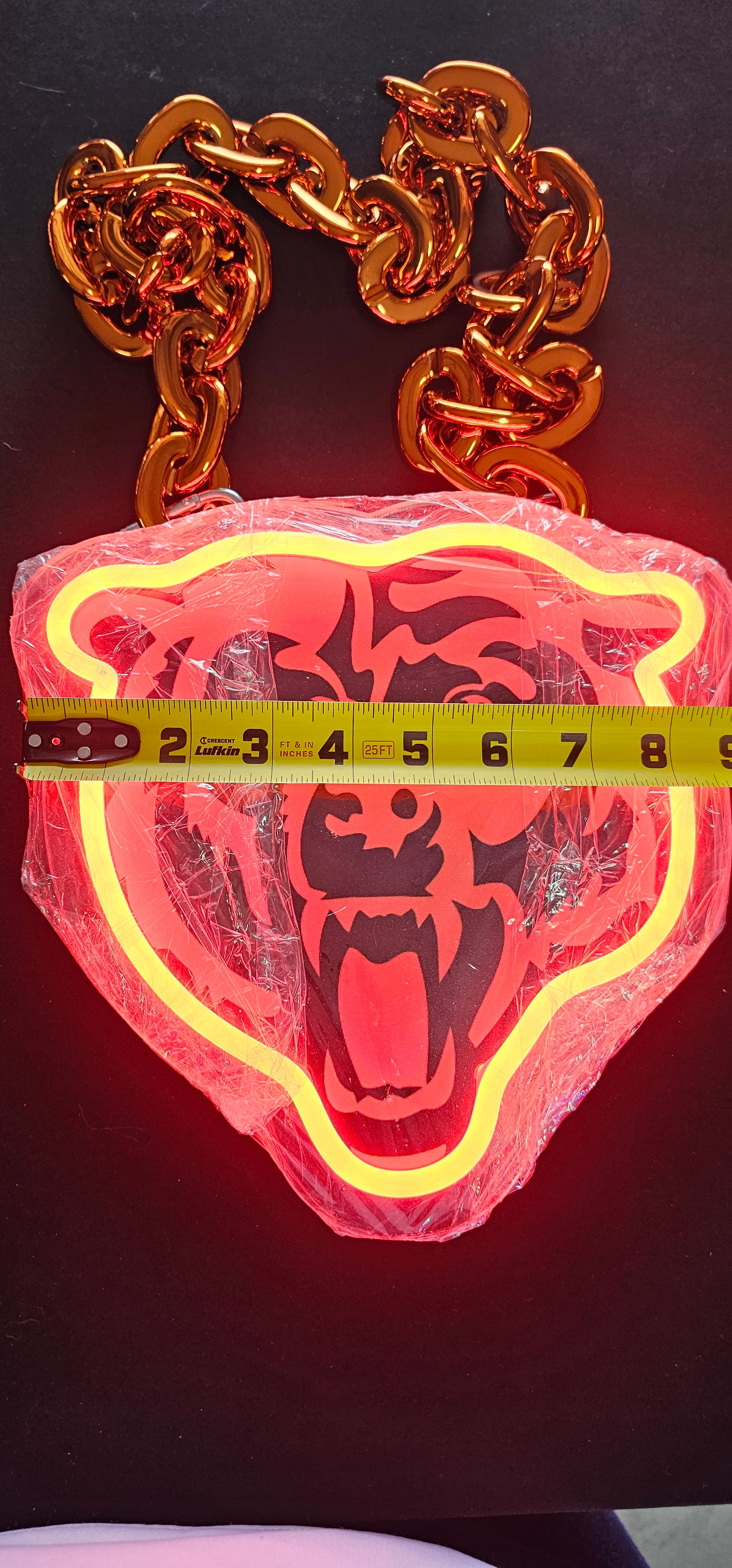 BEARS HEAD led chain sign 5v