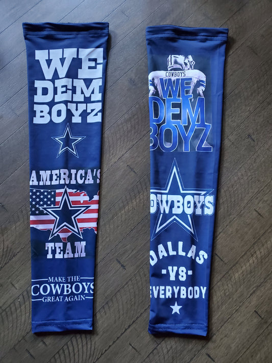 Cowboys compression Sleeves sold as pairs weather defense