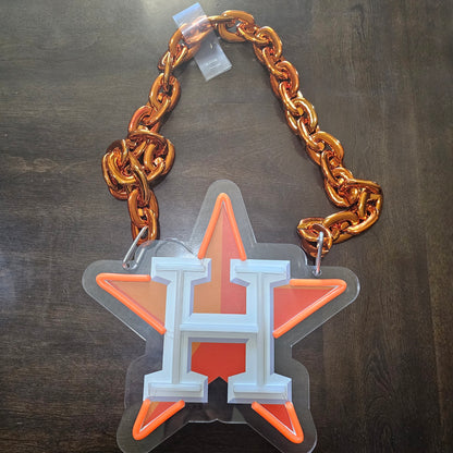 Houston Astros fan chains 12v dual power with Dimmer and remote functions