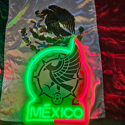 Mexico National team Led Logo wall and chain