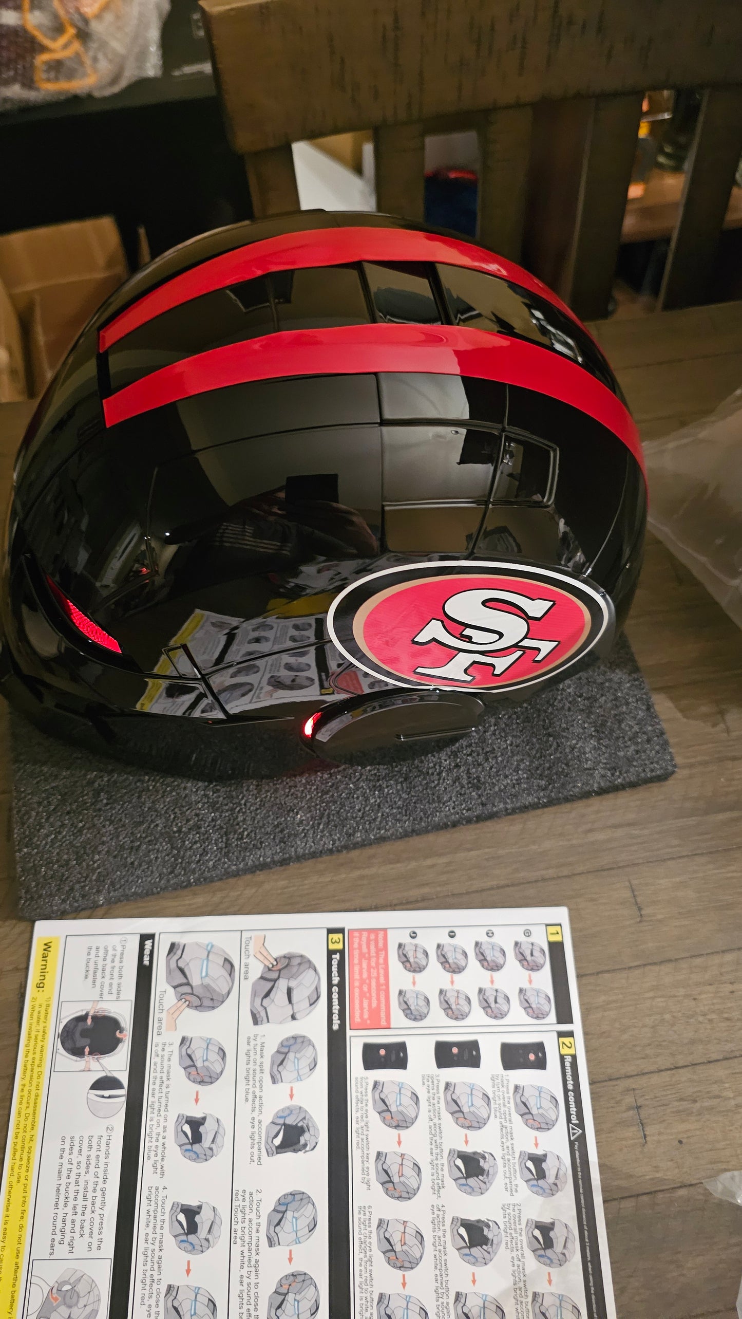 Ironman football helmet