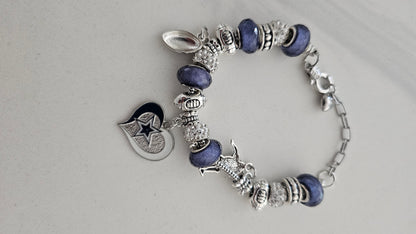 Cowboys charm bracelet