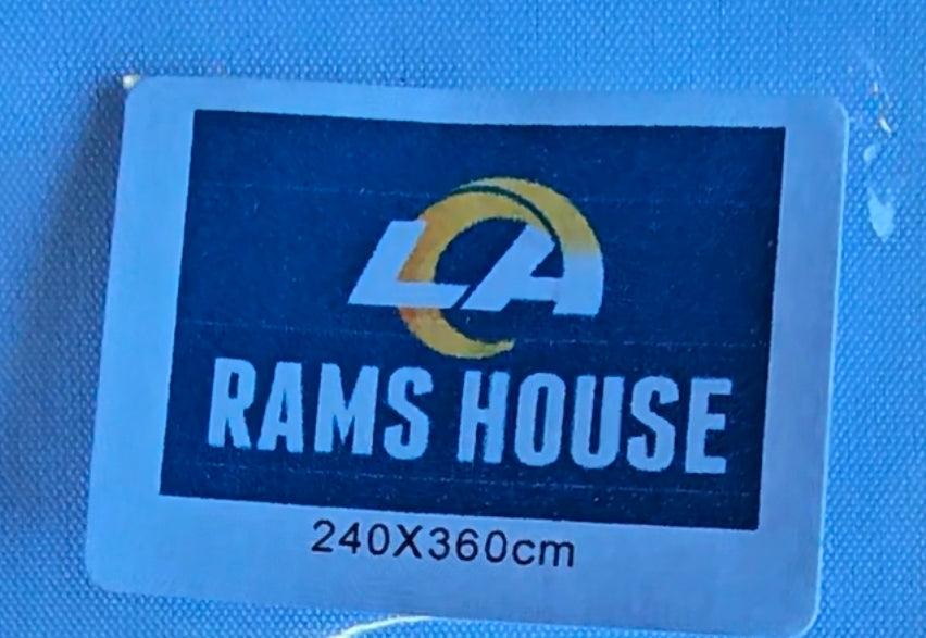 Rams House  flag 8 X 12