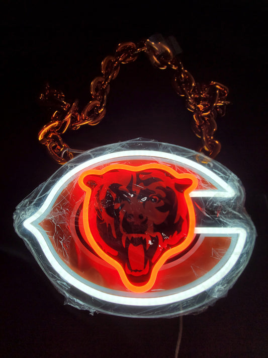 BEARS led chain sign 12v dual power with remote and dimmer