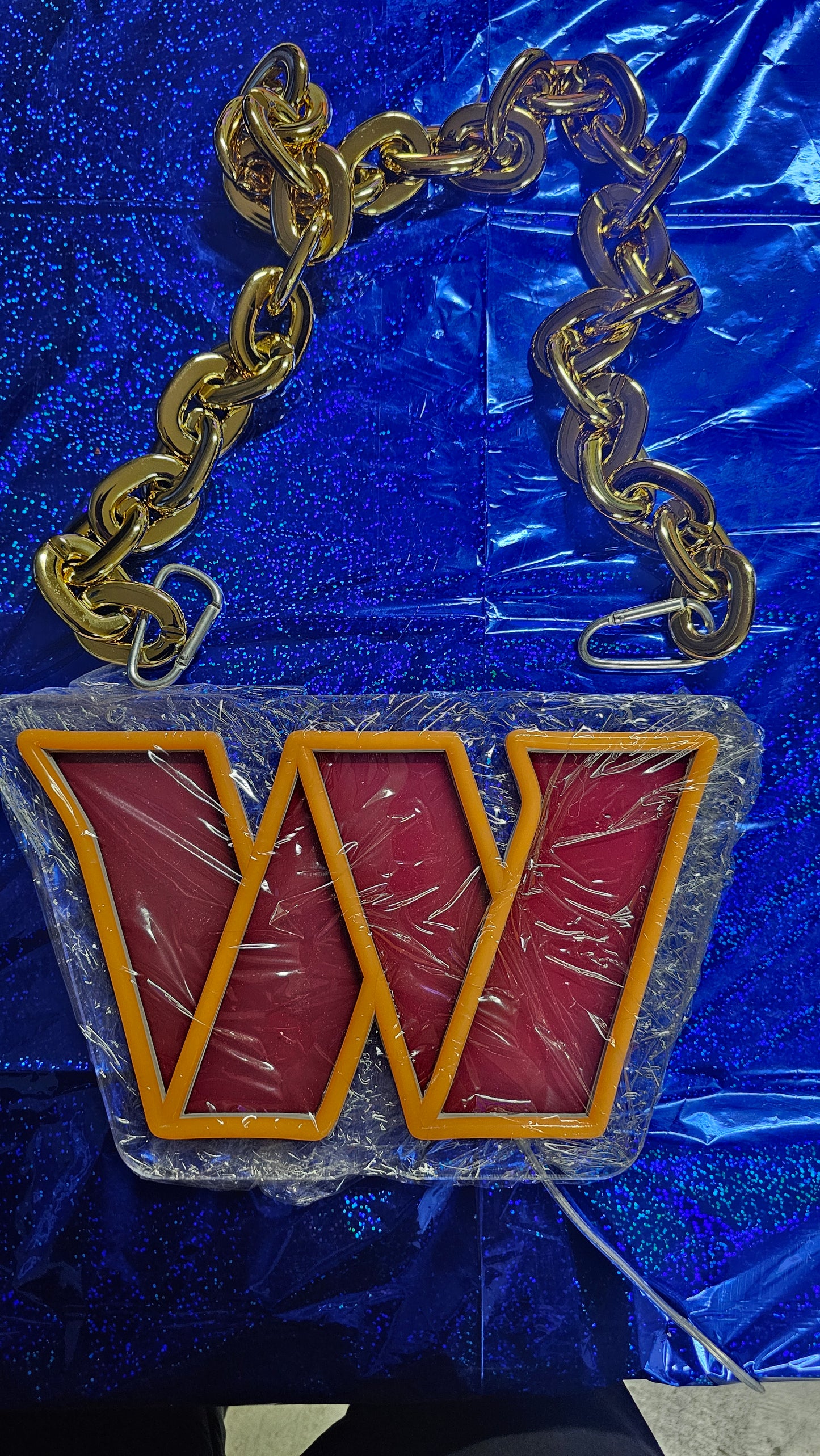 WASHINGTON W led chain sign 12v dual power with remote and dimmer