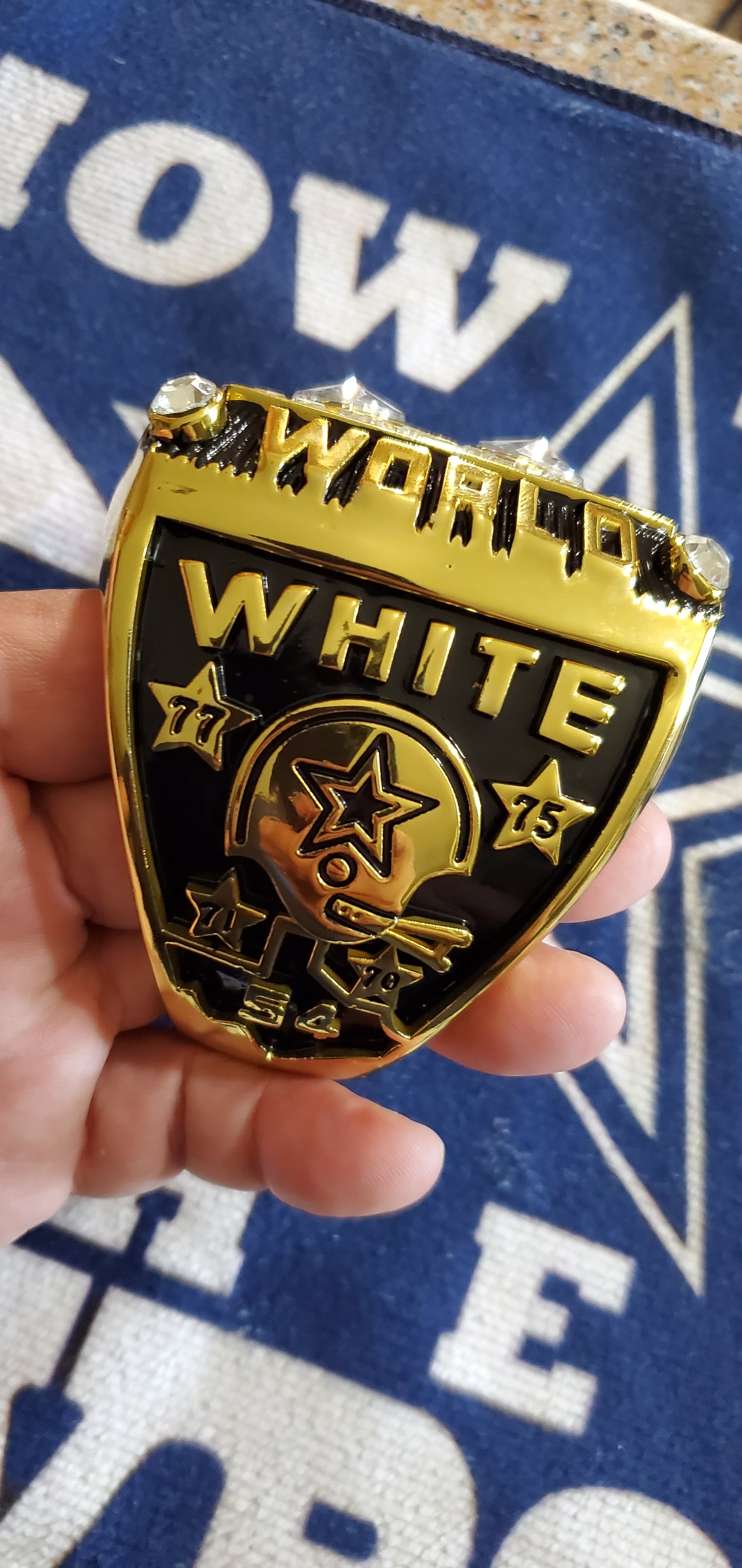 Dallas Super Bowl 71,77,92,93,95 champions Jumbo rings