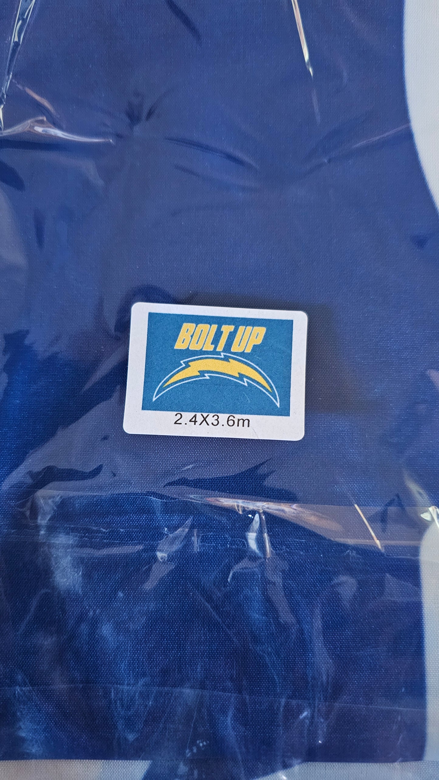 Chargers Bolt up flag 8 X 12
